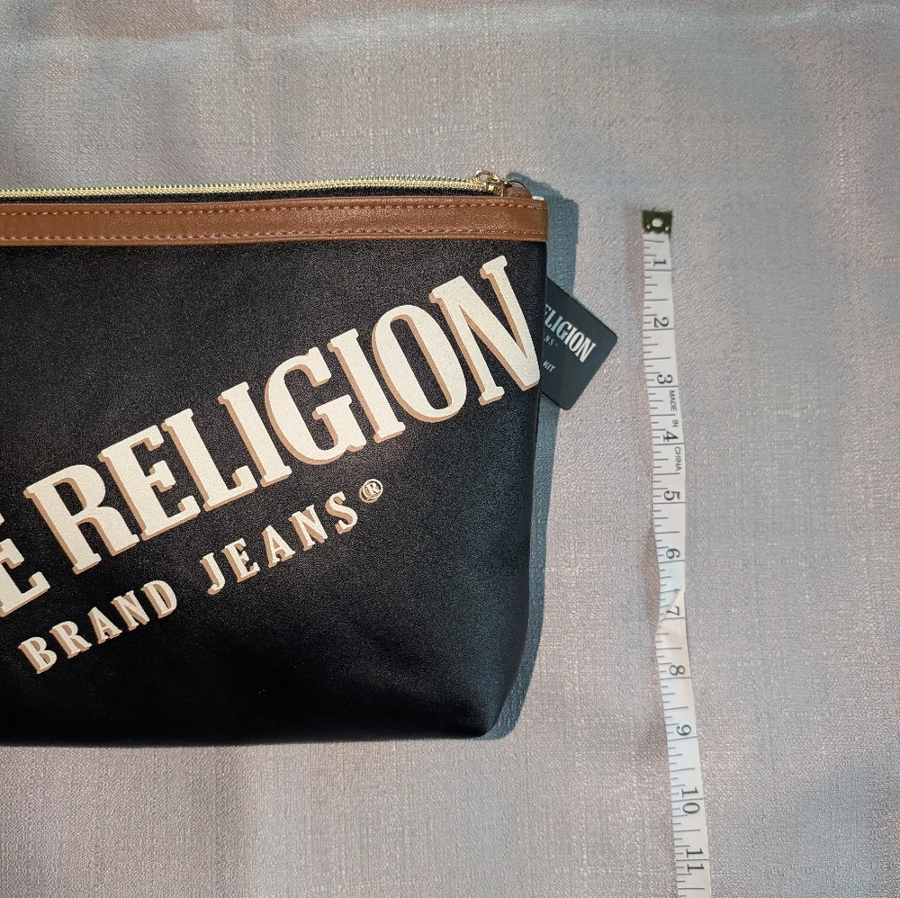 True Religion Cosmetic Toiletry Bag NEW!